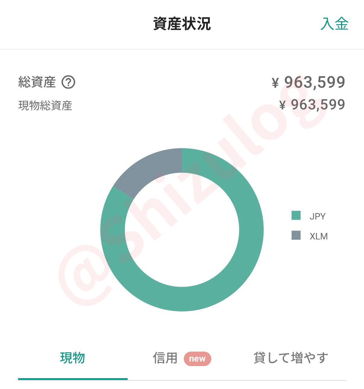 251226ビットバンク保有資産1｜平凡OLの仮想通貨運用log
